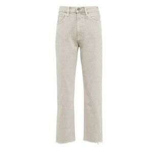 CITIZENS OF HUMANITY Daphne Crop Jeans in Ecru High Rise Minimalist Preppy